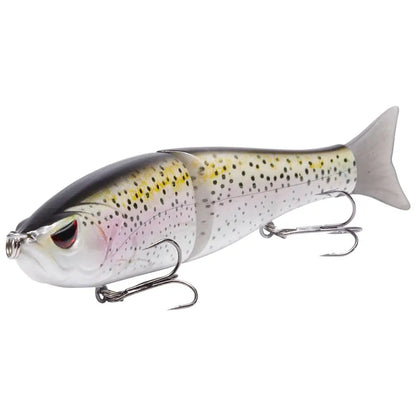 Bassdash Swimbaits Pike Trout Glide Baits Minnow Hard Bass Fishing Lure 7in/2.2oz 4.5in/0.65oz