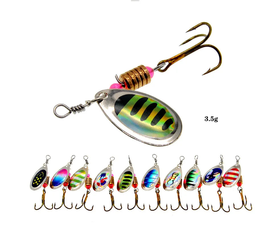 Newest Metal Spoon Spinner Fishing Lure 16pcs Set Spoonbait Crankbaits Fishing Wobblers for Pike Crochet Kit Artificial Bait