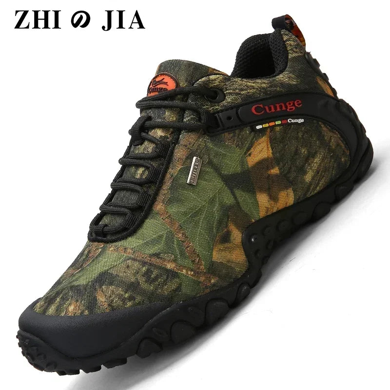 46 Outdoor Men's Camouflage Waterproof Low-top Hiking Shoes