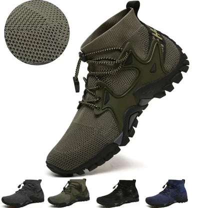 Breathable Mesh Men's Botas Tactical Boots Hiking Soft Shoes Outdoor Non-Slip Trail Trekking Climbing Designer Wading Sneakers