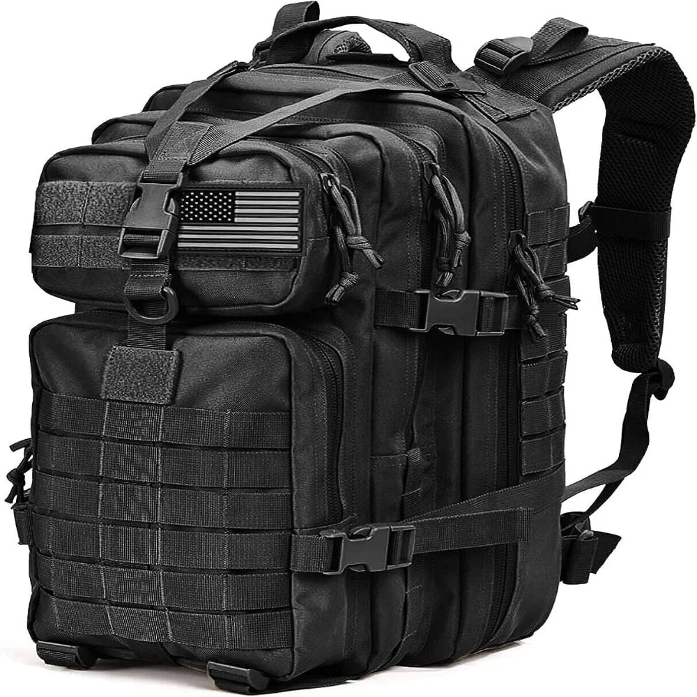 45L Tactical Backpack Molle Rucksack Outdoor Travel Bag