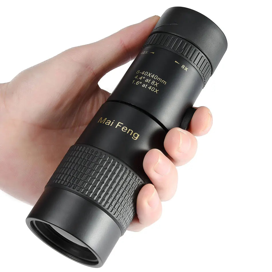 8-40x40 Powerful Monocular Zoom Professional Telescope Waterproof