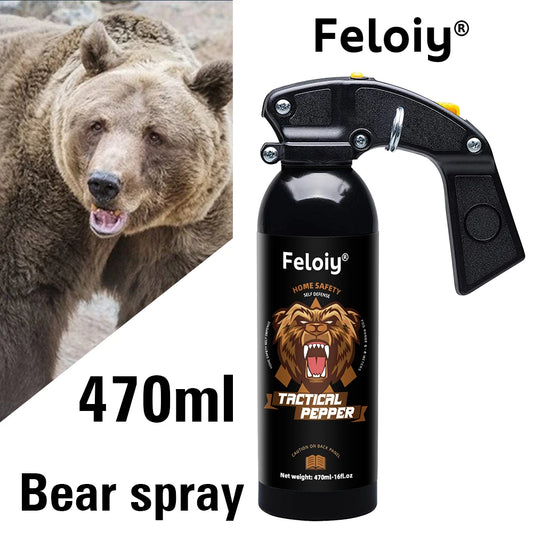 Tactical Pepper Spray 16 fl oz - Bear Repellent Spray, Safety Protection, Suitable for Wild Adventures, Outdoor Camping