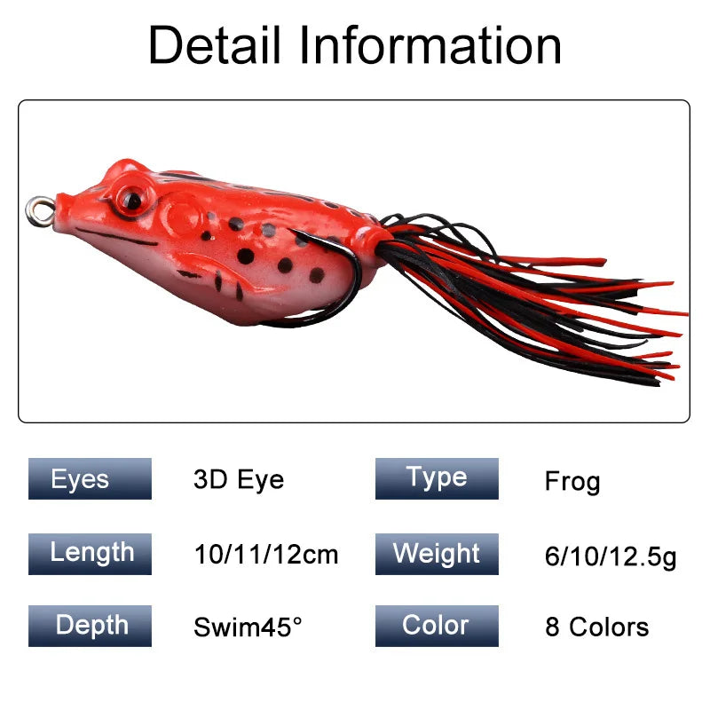 1 PC Soft Fishing Bait Simulated Frog Fishing Lure Reallistic Fish Tail Artificial Fishing Lure Lifelike Fishy Smell Lures