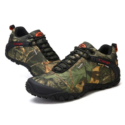 46 Outdoor Men's Camouflage Waterproof Low-top Hiking Shoes