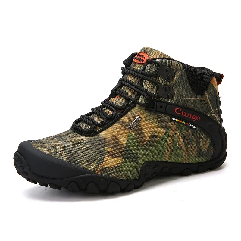 46 Outdoor Men's Camouflage Waterproof Low-top Hiking Shoes