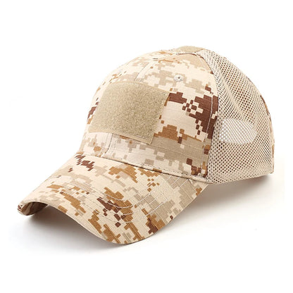 Outdoor Multicam Camouflage Adjustable Cap Mesh Tactical Airsoft Fishing Hunting Hiking Basketball Snapback Hat