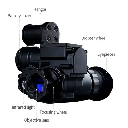 Long range hunting monocular night vision