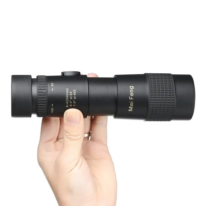 8-40x40 Powerful Monocular Zoom Professional Telescope Waterproof