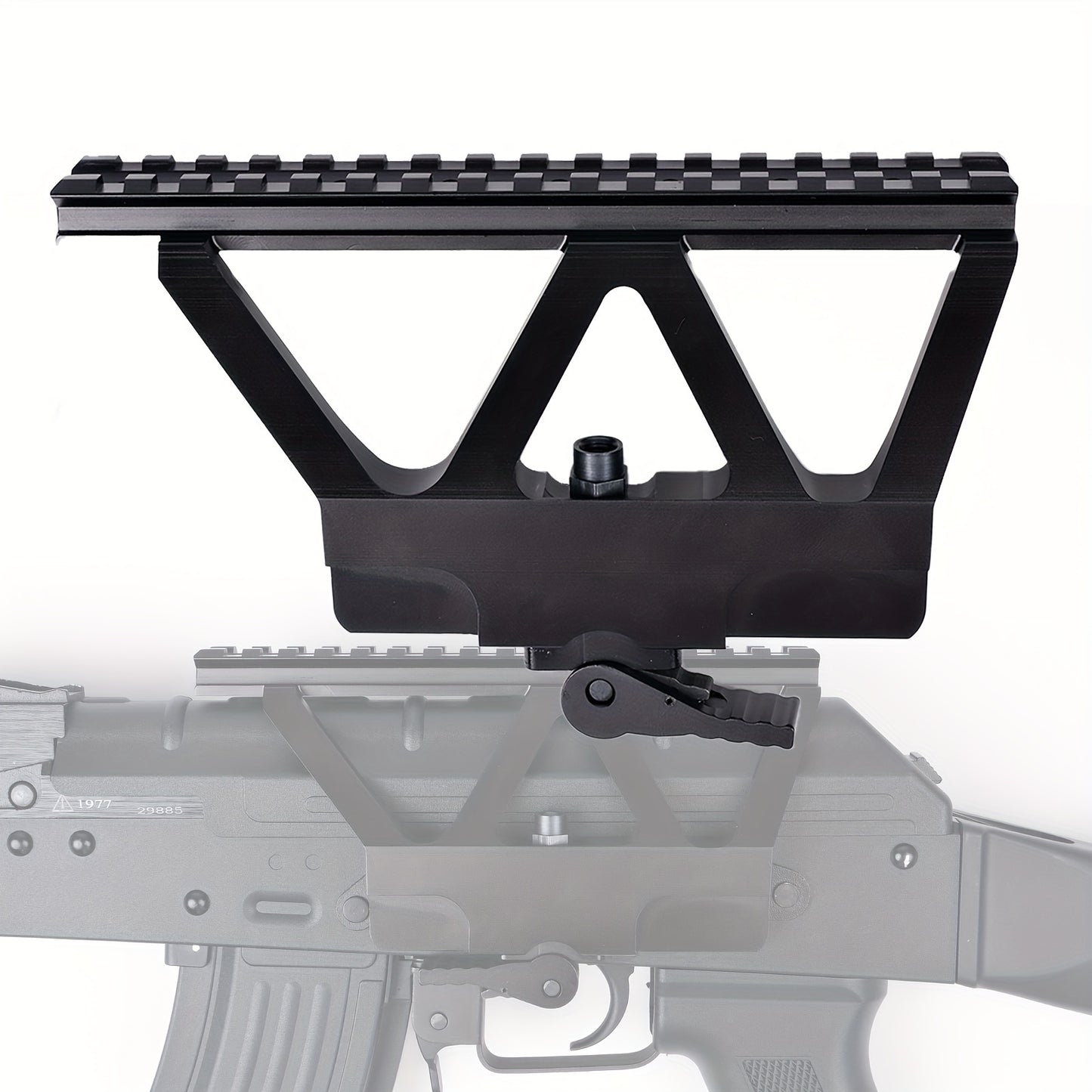 Side Rail Mount 20mm Quick Detach Picatinny Mount Tactical Weaver 74U