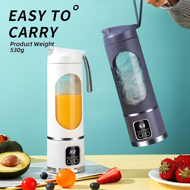 Portable USB Charging Blender And Juicer - Easy To Clean, Suitable For Fruit And Vegetable Drinks, Milkshakes - Capacity 10.14 Ounces To 16.91 Ounces